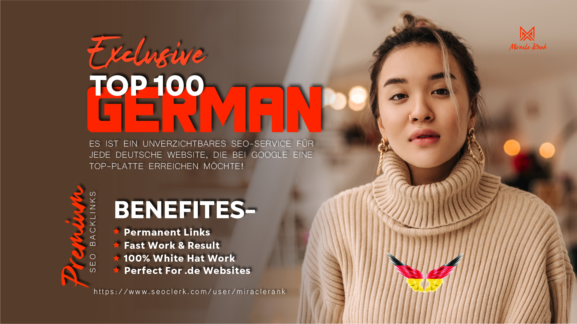 Top Quality 100 Domains for and DE websites