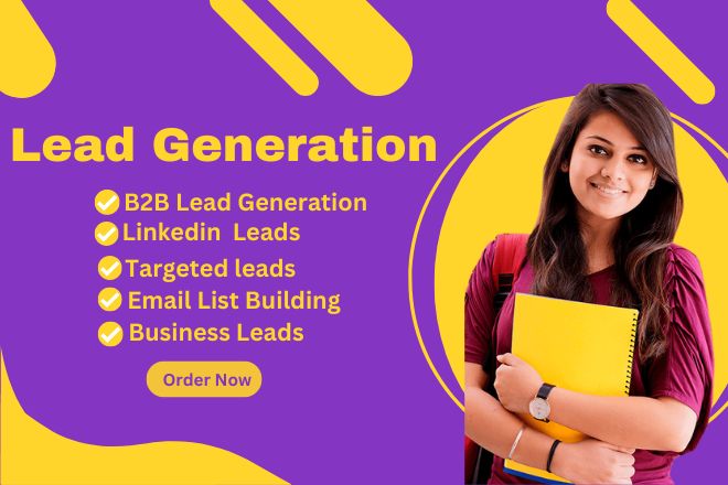 I will do b2b lead generation, linkedin, and email ...