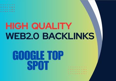I will Create Top 50 Web2.0 Backlinks Manualy Rank Bl...