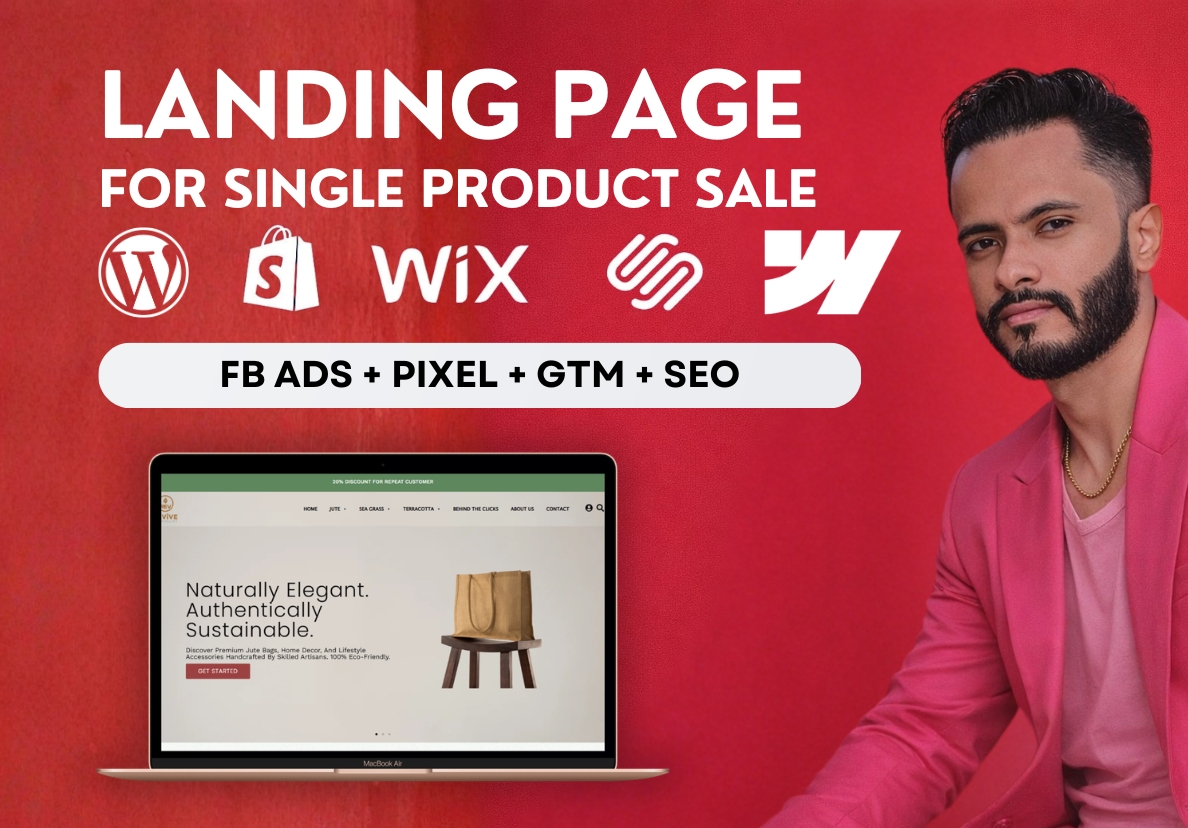 Shopify, WordPress, Wix, Tilda, Squarespace Landi...