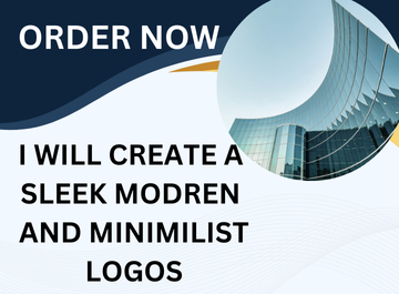 I will create a sleek modren and minimilist logos for...