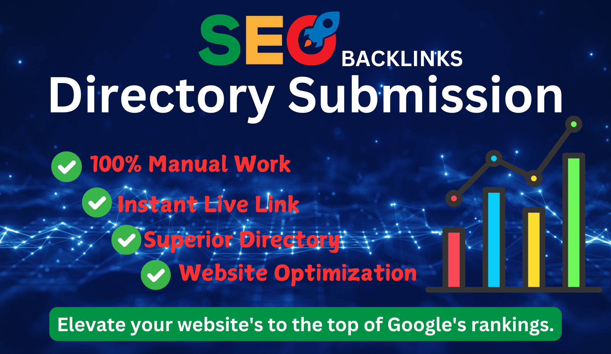 I will manually generate 100 links for Directory Subm...