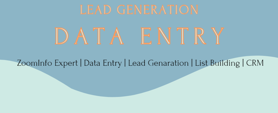 ZoomInfo Expert Data Entry Lead Genaration List Build...
