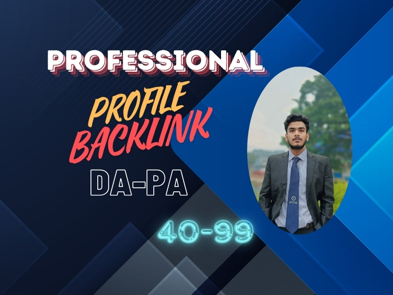 I can do high qulity profile for backlink your websit...