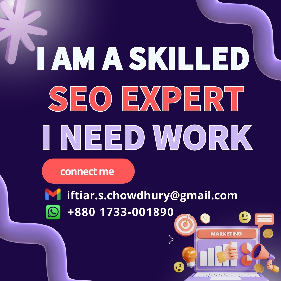 I will do SEO in market site and on page optimization...