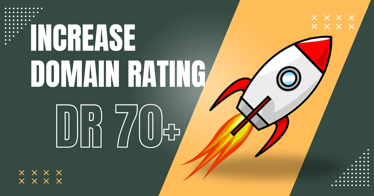 I will increase your website domain rating DR 40+ jus...