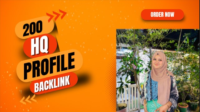200 HQ Profile Backlink to Boost Your Ranking