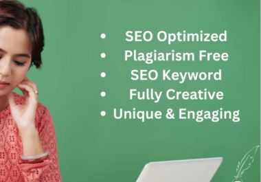 SEO-Optimized Article, Blog, and Content Writing Se...