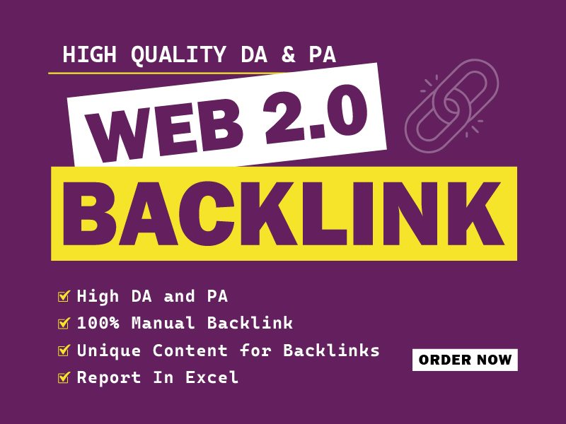 100 + high quality DA PA web 2.0 backlink boost your ...