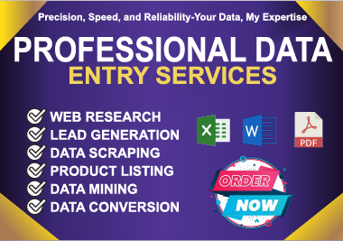 Professional data input services reliable, accurate ...