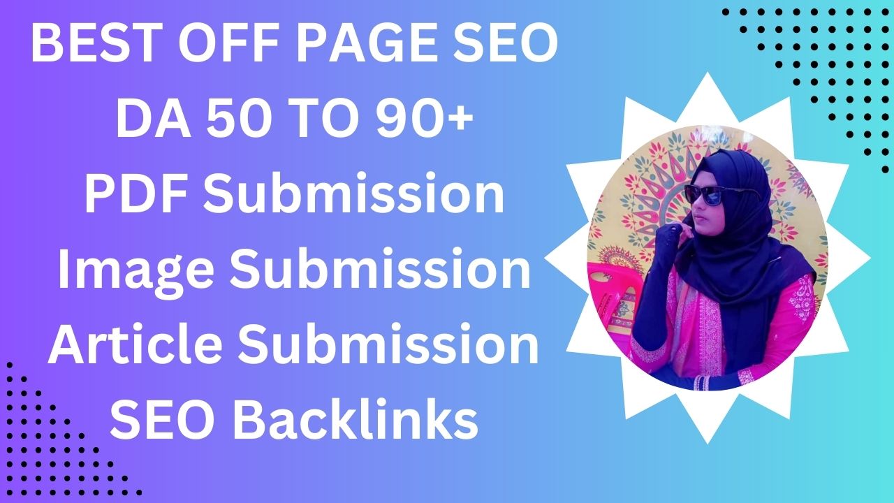 I provide high da PDF submission, Image submission an...