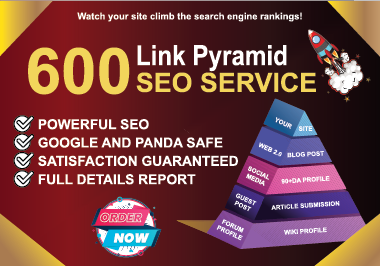 Boost Your Website Ranking with a 600 Link Pyramid SE...