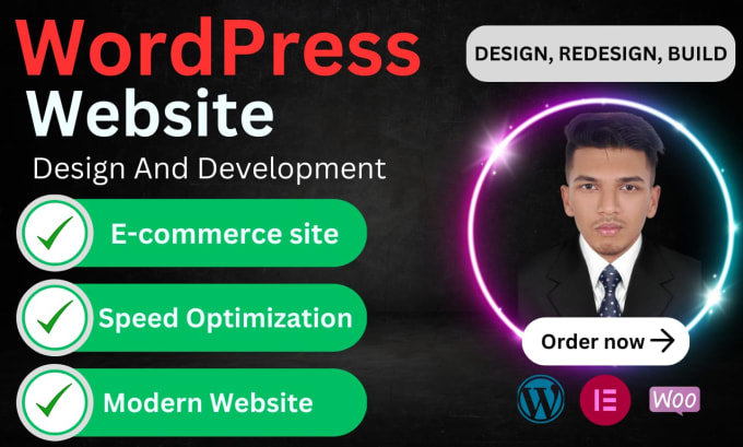 I will create WordPress website design build redesign...