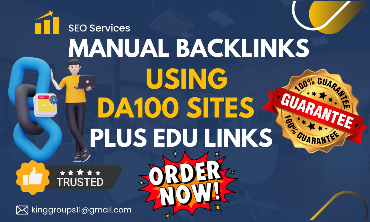 I will build powerful 100 SEO backlinks to boost your...