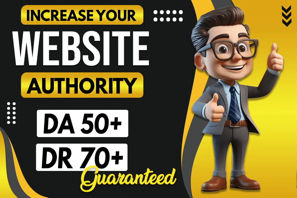I will increase domain rating ahrefs DR domain author...