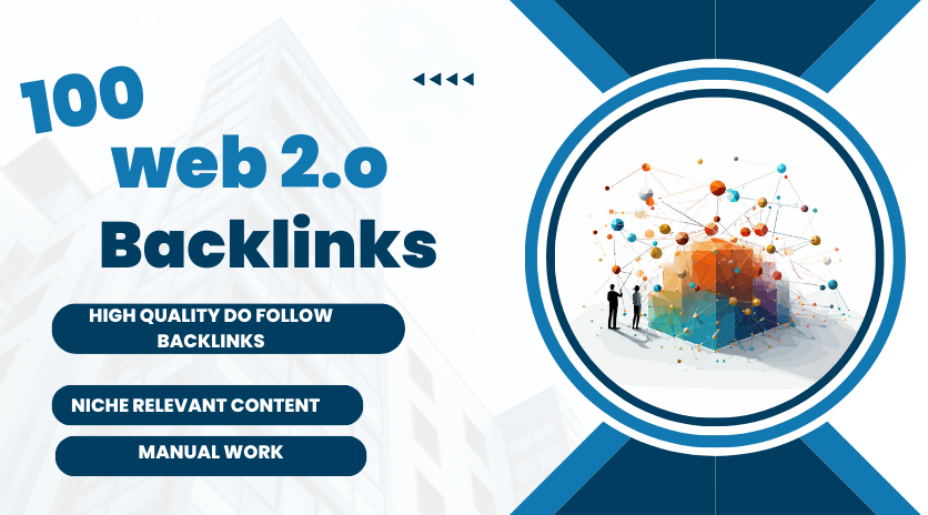 I will provide 60+ High DA PA qualitiful Web 2.0 Back...