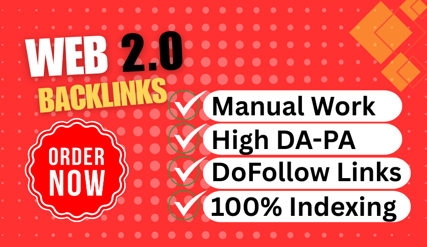 Building Strong professional 50 indexable HQ Web 2.0 ...