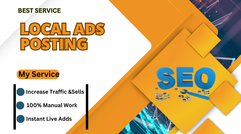 I will post local ads to 50 backlinks boost your busi...