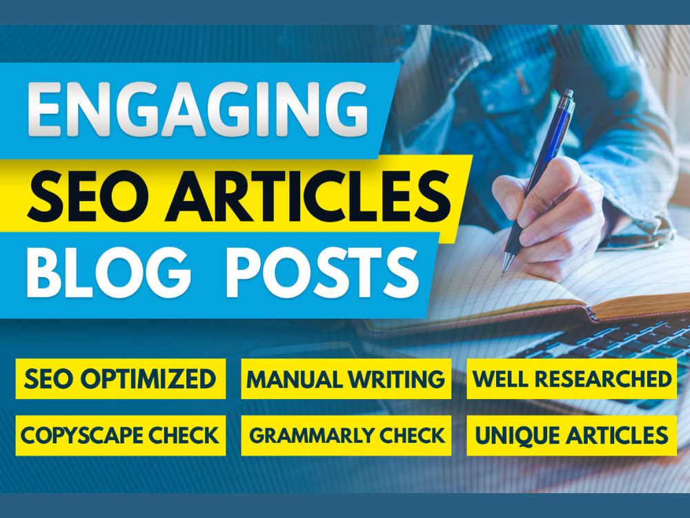 I can write and publish high quality SEO blog posts a...