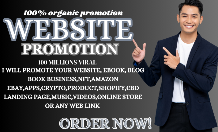 I will promote your website or link organically to 10...
