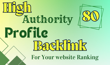 45 DA 80+ Profile Backlinks for Boosting SEO and Webs...