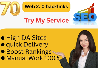 I will create 30 dofollow web2.o backlinks