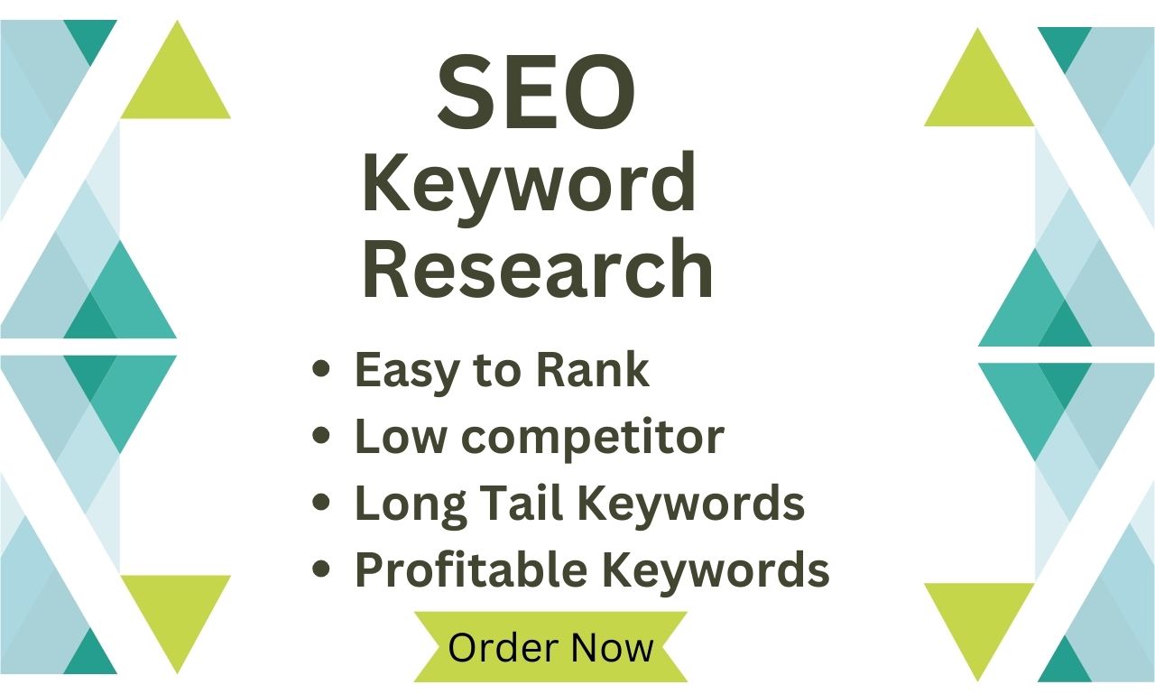 I will do perfect Seo keyword research, competitor a...