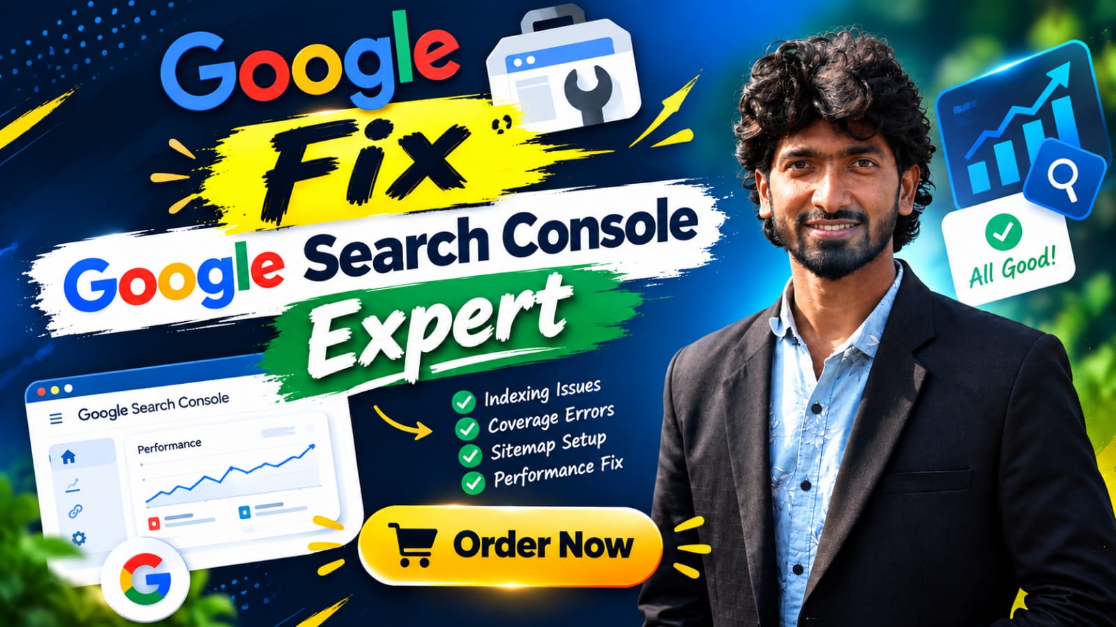 I will do Google Search Console fix indexing errors