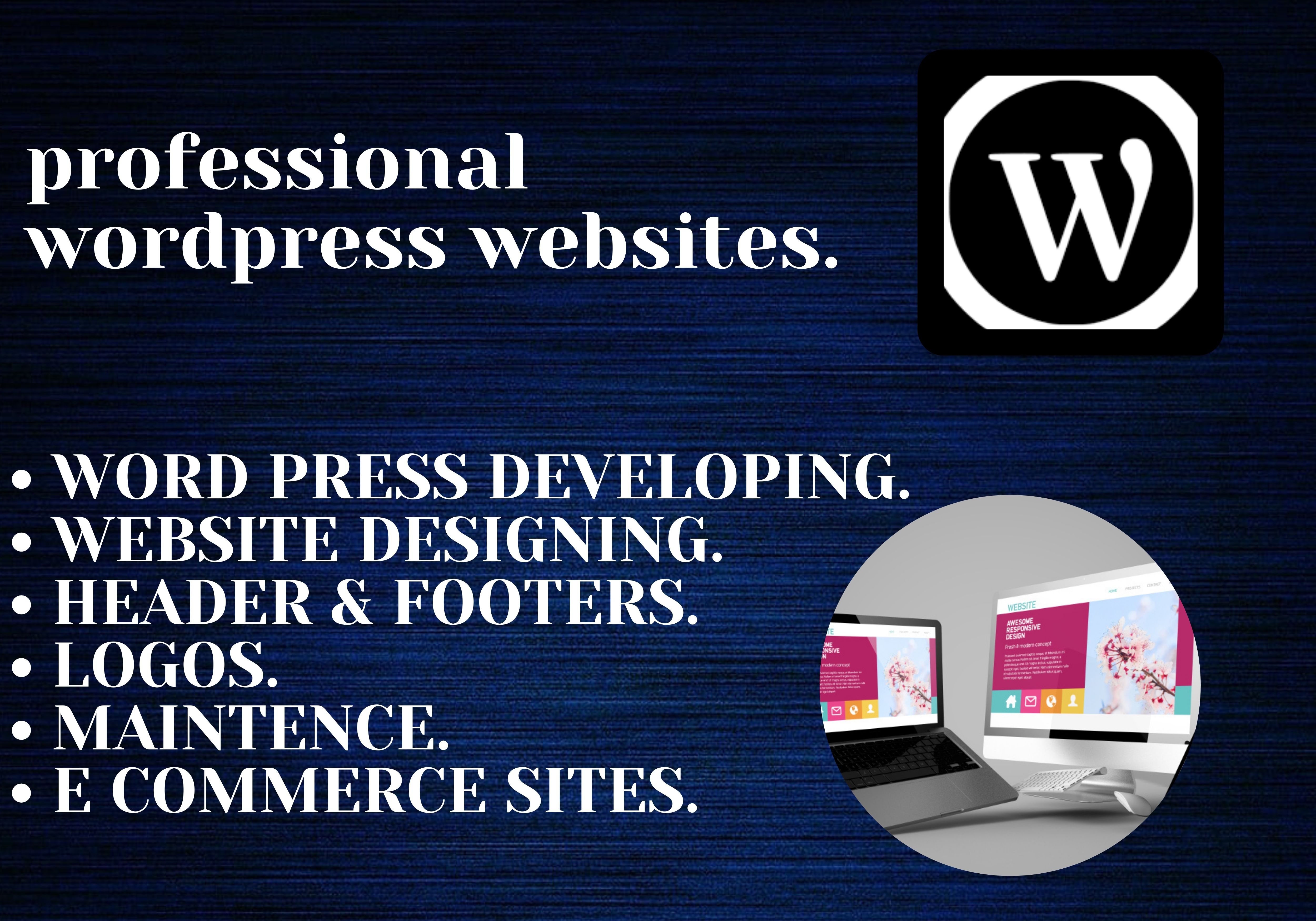 Get Word press developed and designed websites for yo...