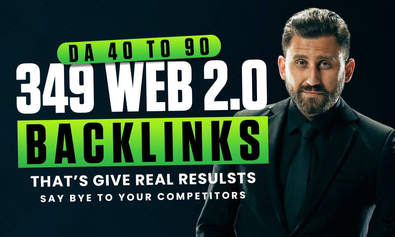 349 High-Quality DA 40-90 Web 2.0 Backlinks with Real...