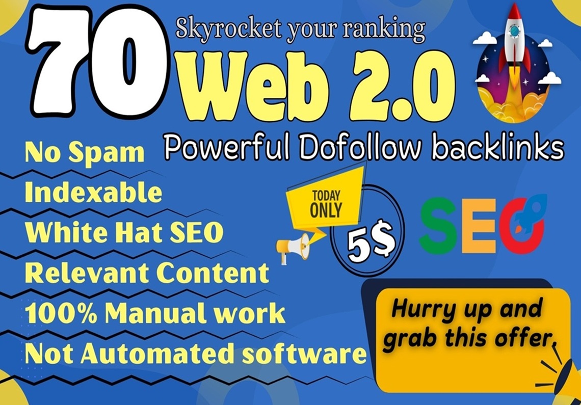 I Will Provide High-Quality Web 2.0 Backlinks to Boos...
