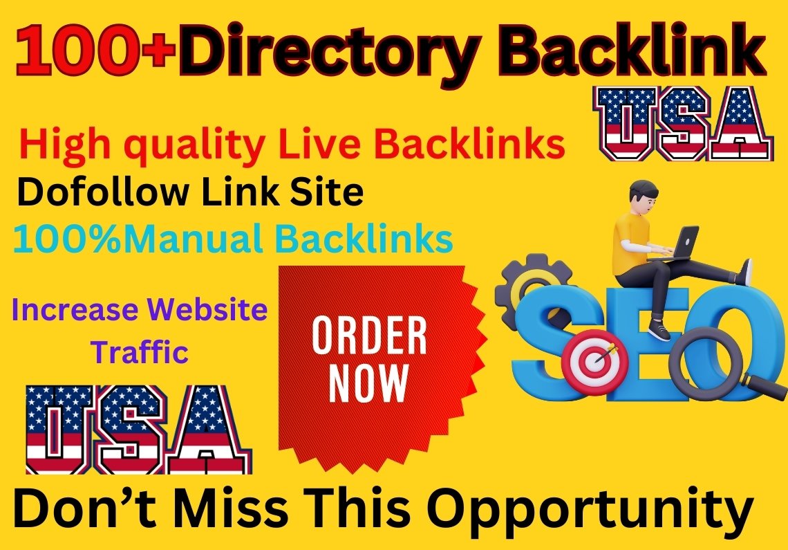 Boost Your SEO 100+ High-Quality Manual Directory Bac...