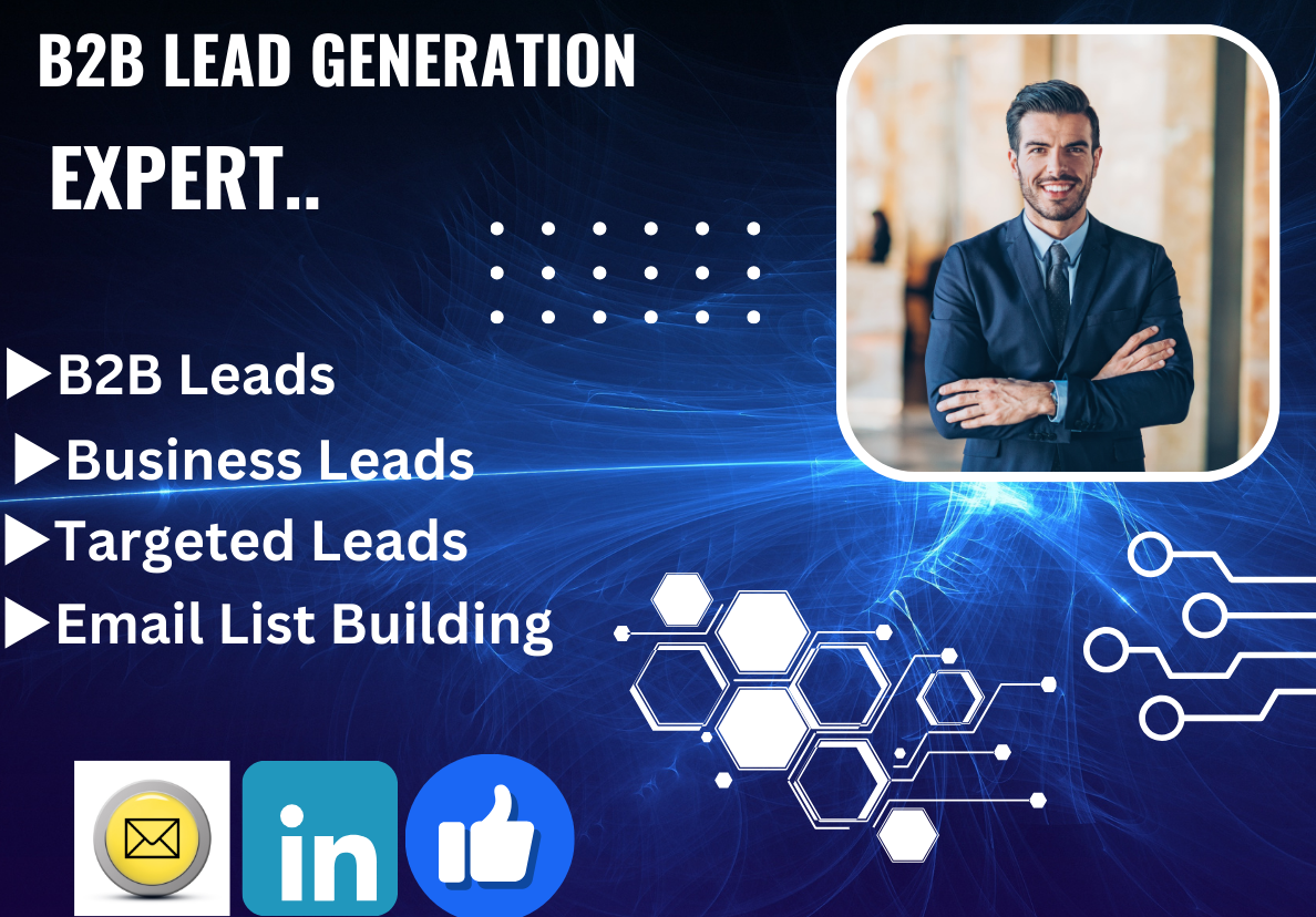 I will do b2b lead generation, list building, lead ...