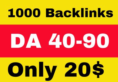 I Will Build 1000 High-Quality SEO Backlinks for Your...