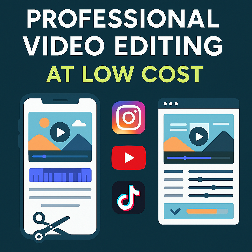 I Will Professionally Edit Your Video at a Cheap Pric...
