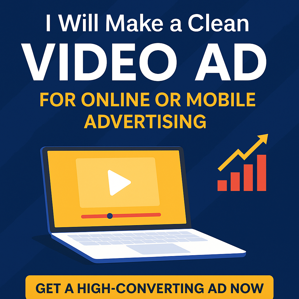 I Will Make a Clean Video Ad for Online or Mobile Adv...
