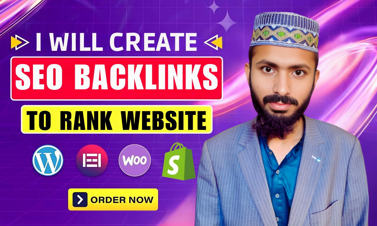 I will seo backlinks or link building service to rank...
