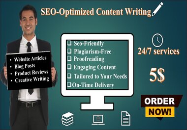 I will write 1000-1200 words for your Blog or Website...