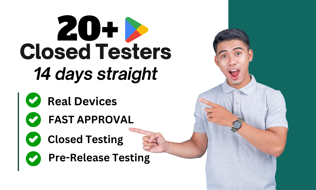 I will conduct closed professional testing for your m...
