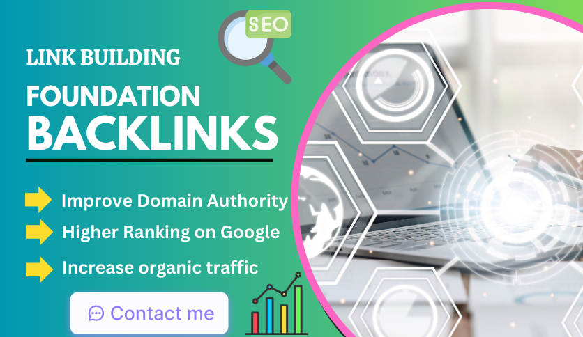 High Quality 100 Diverse Foundation Backlinks for You...