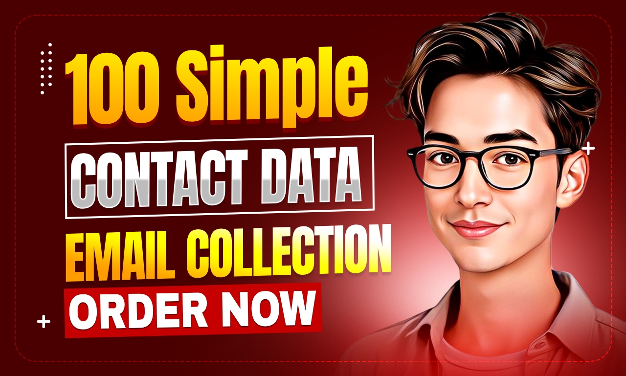 Find 100 Simple Contact Records, Professional Data S...