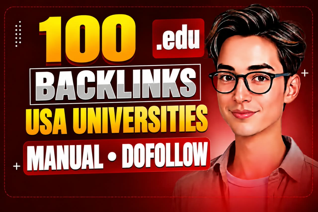 100 High Quality EDU Backlinks From USA Universities