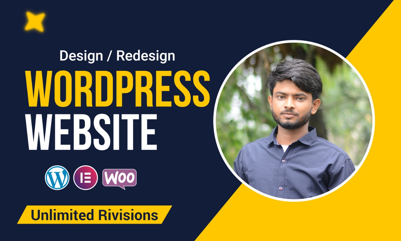 I will wordpress website design or redesign use eleme...