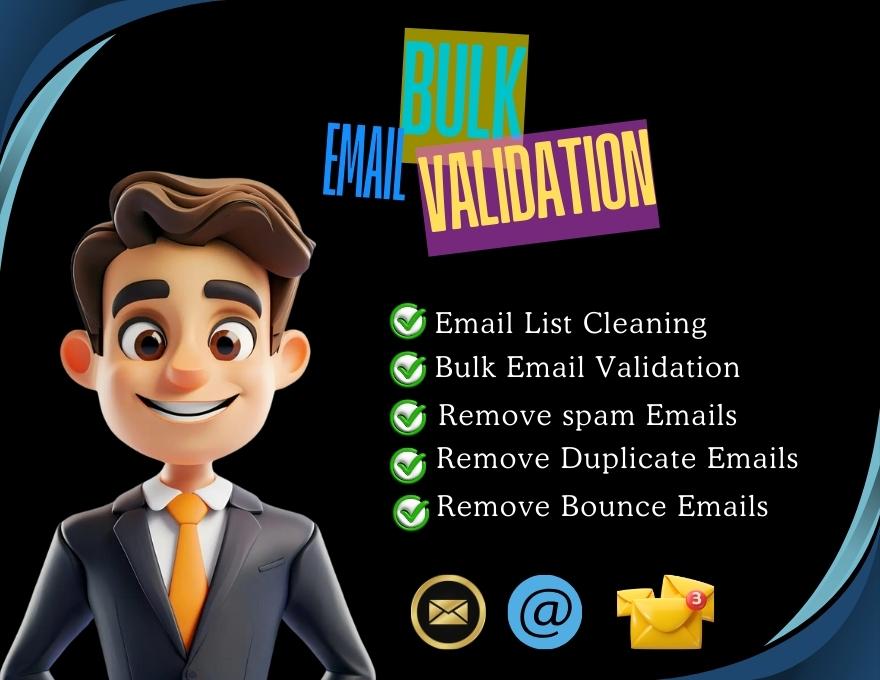 I will provide bulk email verification and bounce tes...