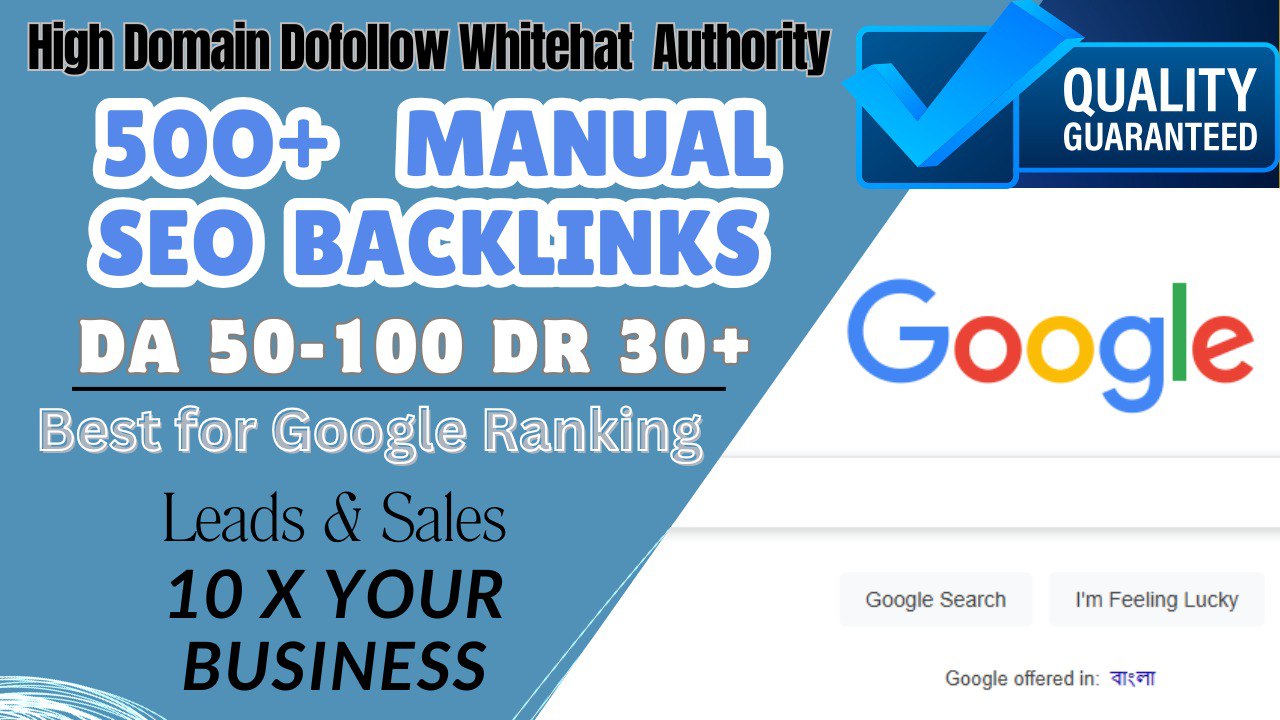 Drive SEO Success with 500 Strategic Dofollow Backlin...