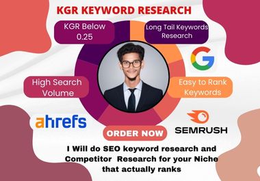 I will do SEO Keyword Research and Competitor Analysi...