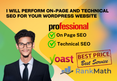 I will do Perform on-page SEO for your WordPress webs...