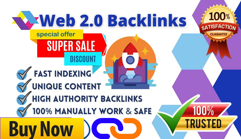 skyrocket your website with my 100 unique web2.0 Qual...