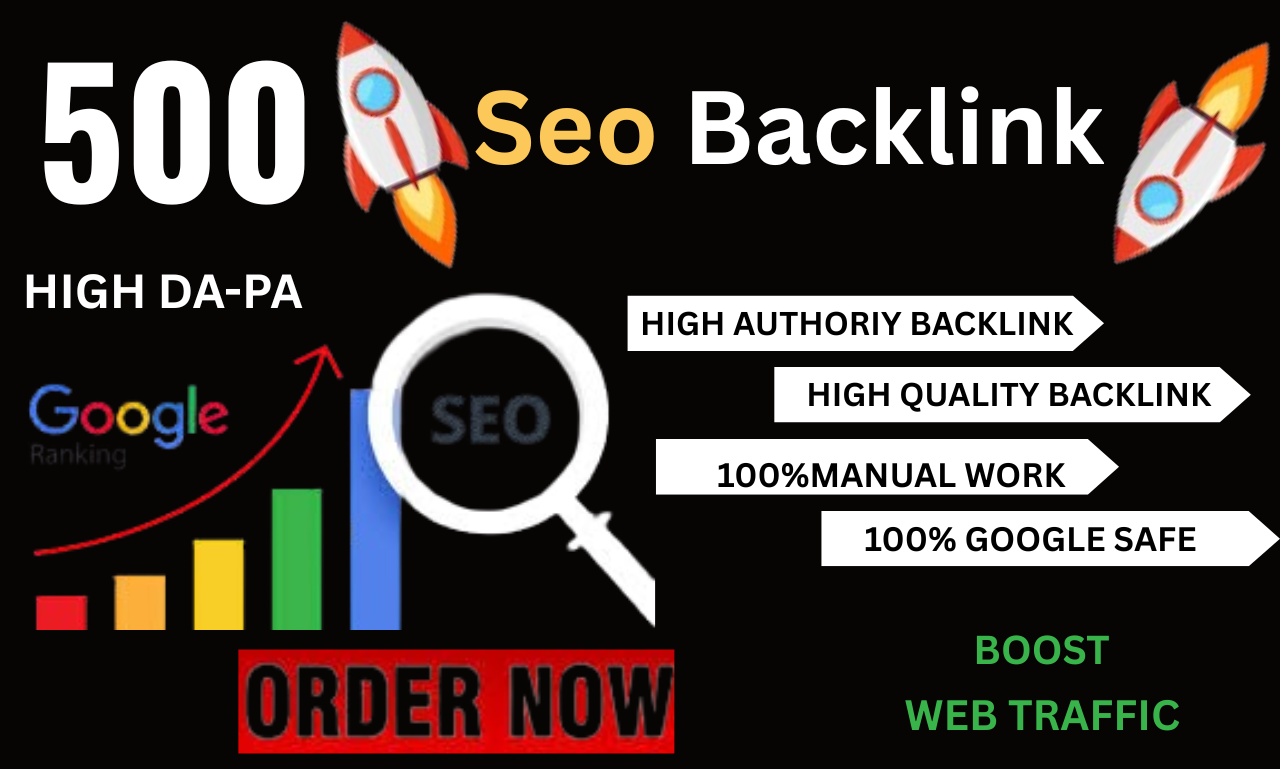 I Will do Manually Create 500 High-Quality SEO Backli...
