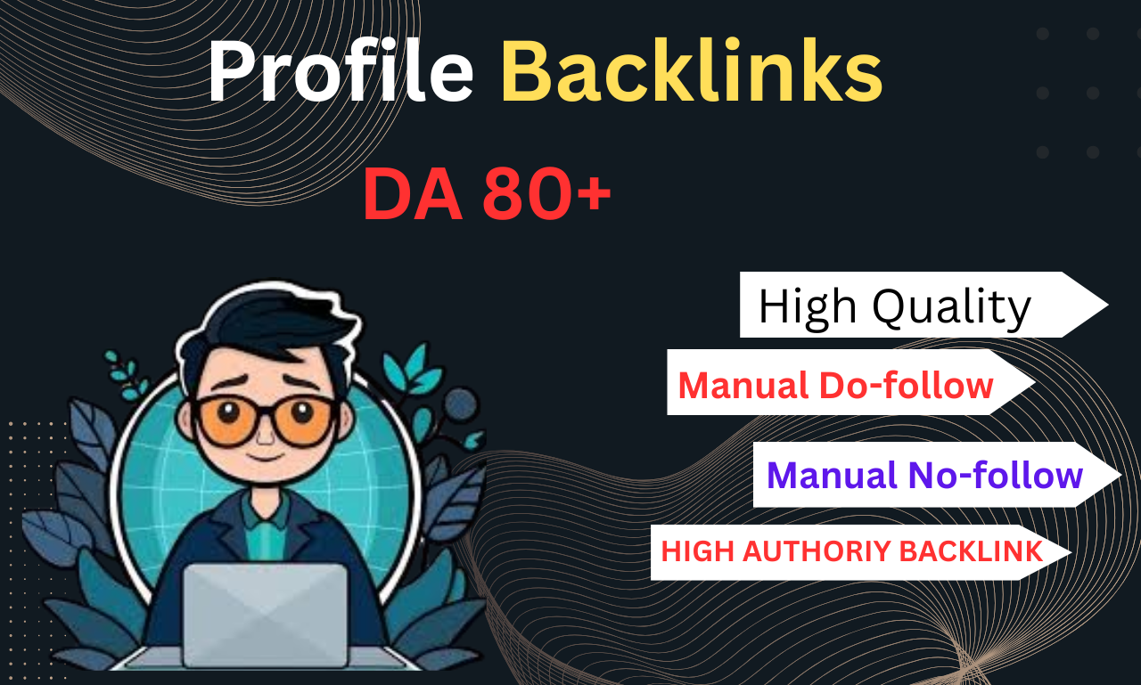 I Will do 100 + High Quality Profile Backlinks creati...